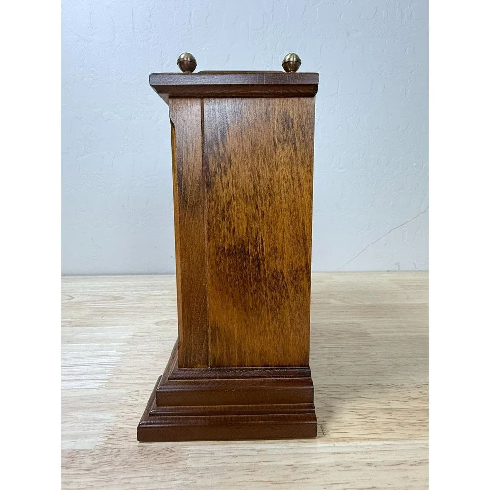 Seiko Quartz Westminster Wittington QGZ401B Desk Mantel Clock‎ Tested Works READ